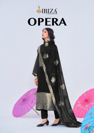 Ibiza Opera Banglory Silk Designer Dress material Supplier in gujarat