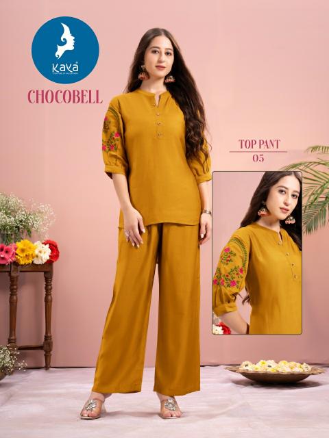 KAYA KURTI CHOCOBELL co ord sets wholesale surat