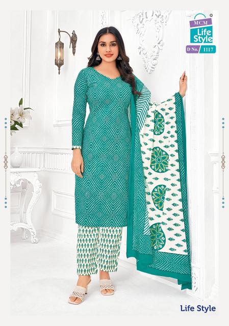 MCM Lifestyle Vol 11 cotton kurti pant set with dupatta wholesale