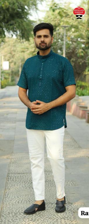 Mewaadi Sardar Rayon Short kurta