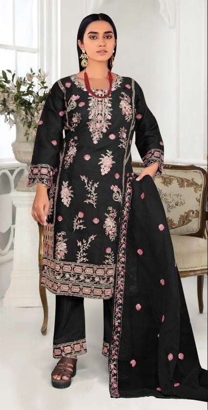 Motift D. 783 Organza Embroidered salwar kameez at lowest price in surat