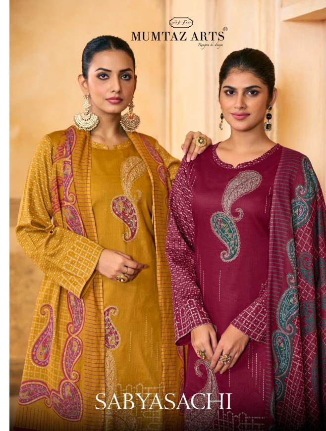 Mumtaz Arts Sabyasachi Jam Silk Printed salwar suit manufacturer