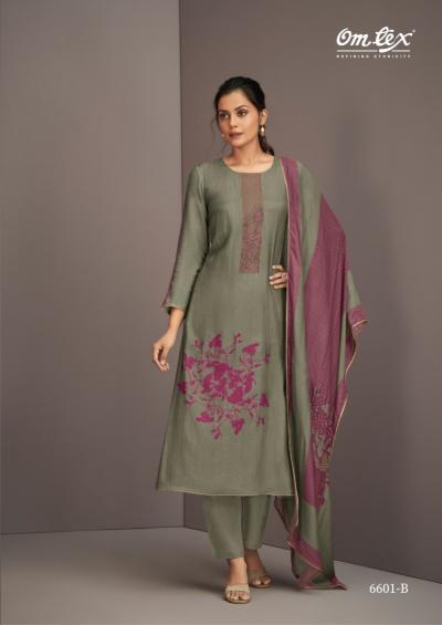 Omtex Juhi Silk Printed Salwar Kameez Wholesaler in surat 