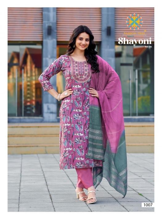 Passion Tree Shayoni Vol 1 Rayon Printed Kurti Wholesale Price