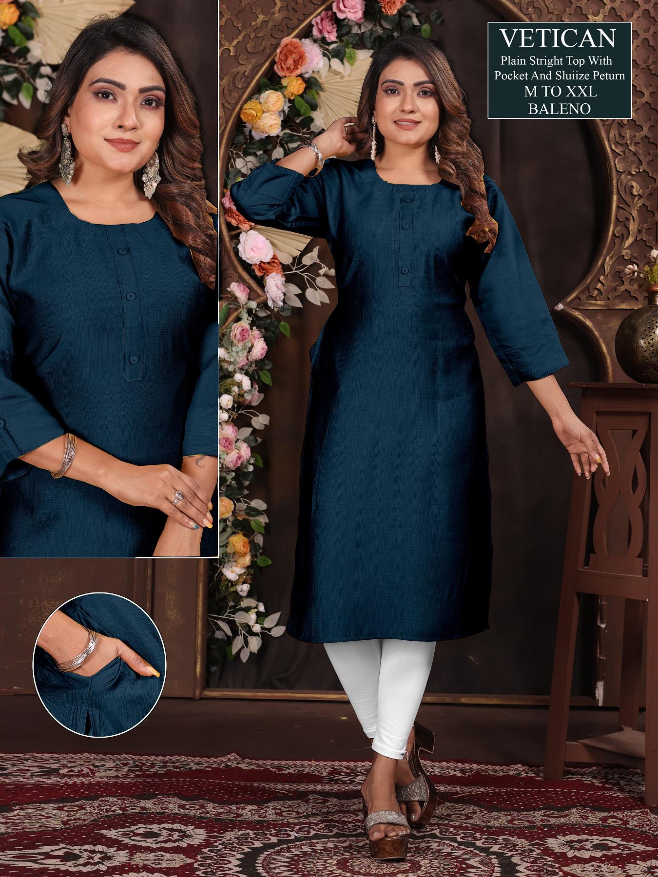 Pick & Choose Vetican kurti for women in surat at wholesale price