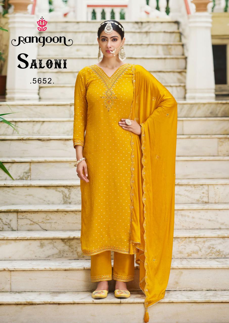 Rangoon Saloni Chinon kurtis manufacturers in india