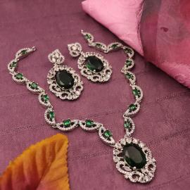 S900 Shimmering Unique AD Set Jewellery Supplier in surat