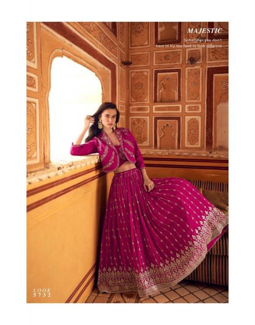 Sayuri Indira Premium Chinon silk Designer lehenga choli at lowest price