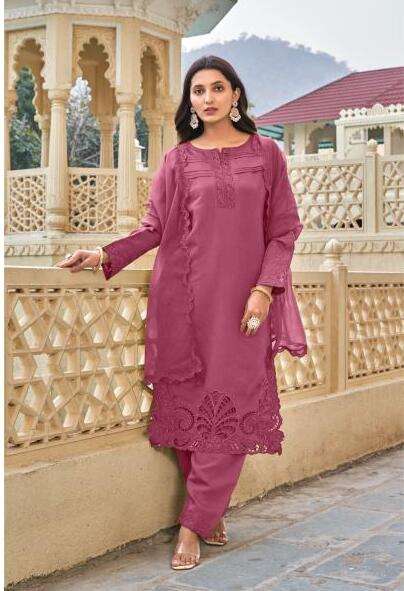 Shraddha designer MR1010 roman silk kurti set wholesaler in india 