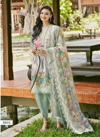 Shree Fab Needle Wonder Lawn Collection Vol 06 Cotton Patch Embroidery pakistani salwar suit