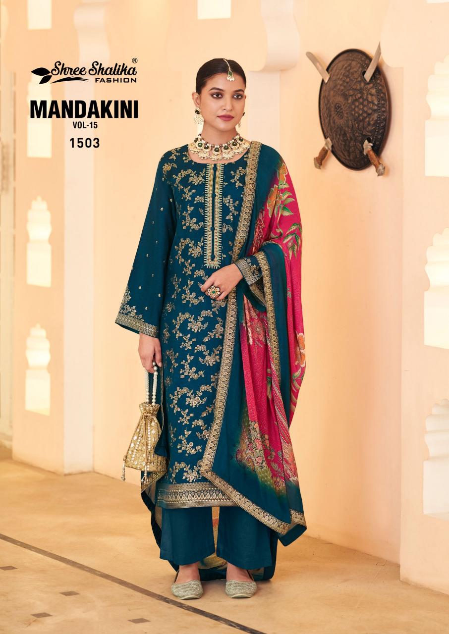 Shree Shalika Mandakini Vol 15 Pure Viscose designer Dress Material catalogue