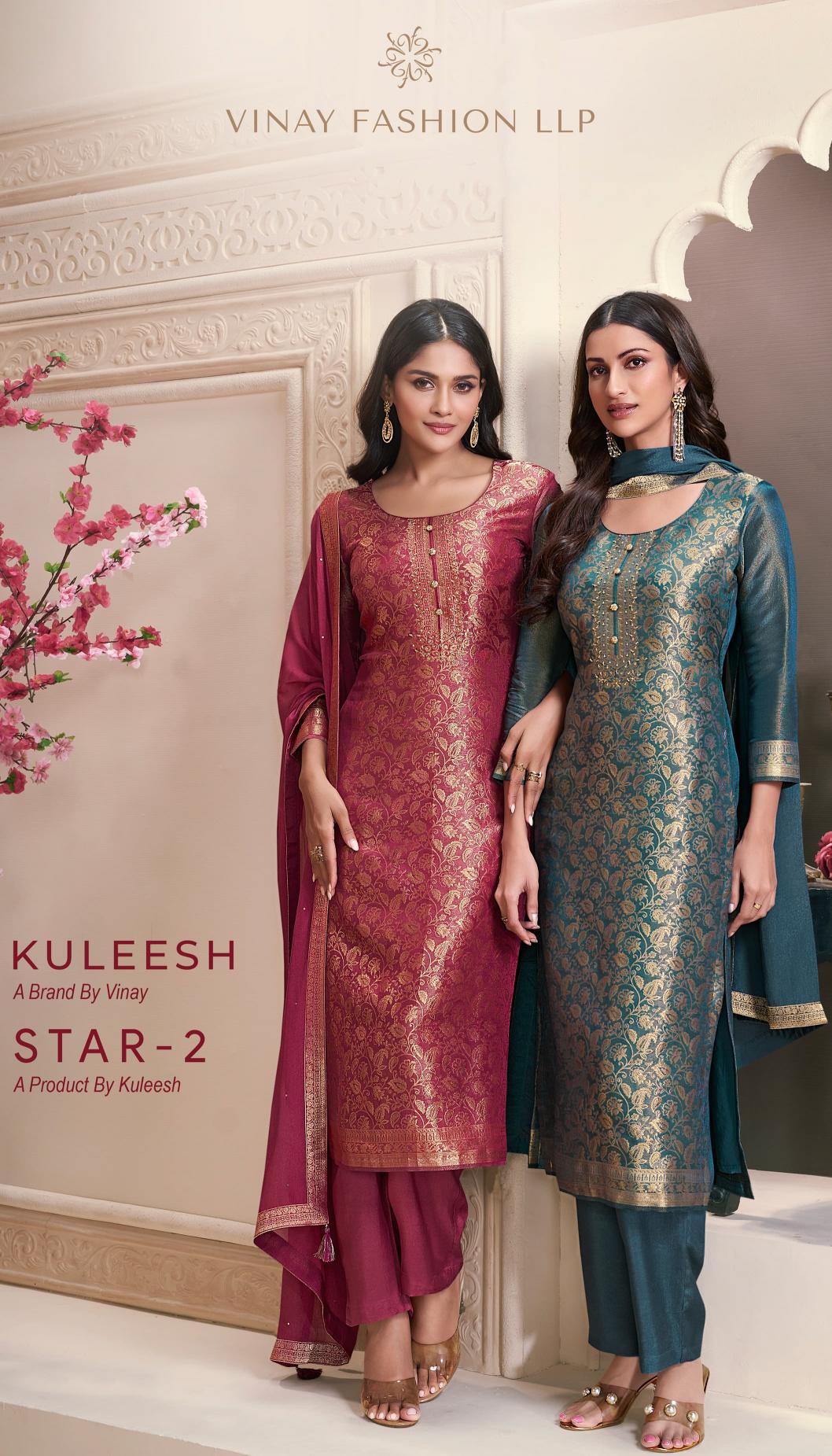 Vinay Kuleesh Star Vol 2 Embroidered women dresses wholesale