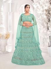 Zeeya Nasrin Net Designer lehenga choli