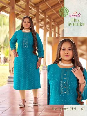 Aanchi Plus Avantika wholesale kurti market in surat