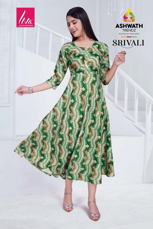 artriddh ashwath printed anarkali kurti combo sets wholesale