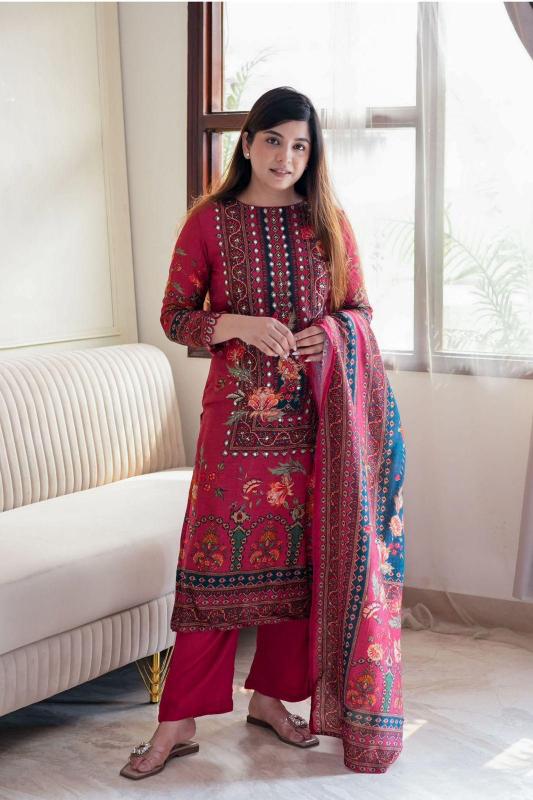 Artriddhs Angle X-Lady silk suite wholesaller in surat