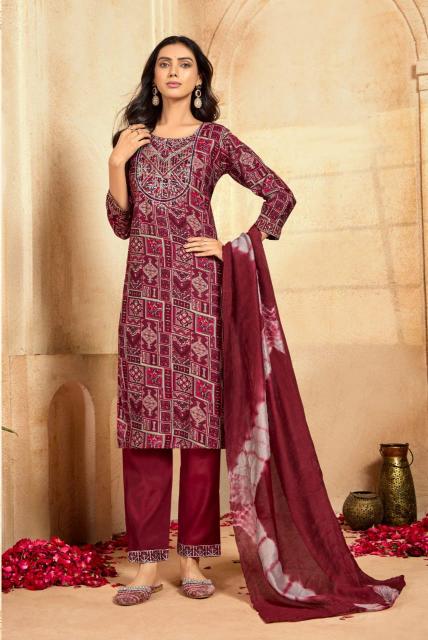 Artridhh chanderi print Vol 1  Salwar Kameez Manufacturers In Surat