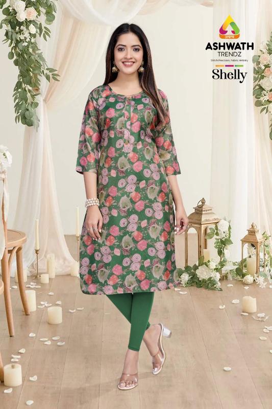 ASHWATH A-LIne Printed Kurti Wholesaller in Gujarat