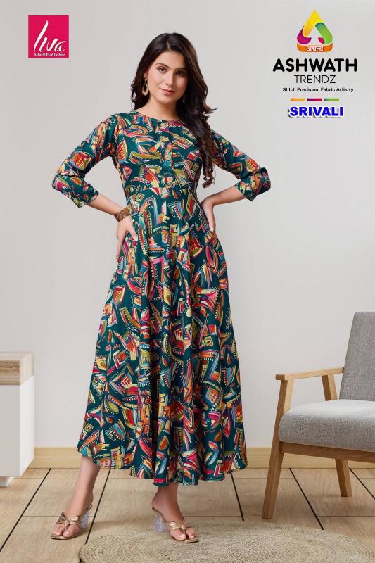 Ashwath floral trendy kurti whole saller in surat