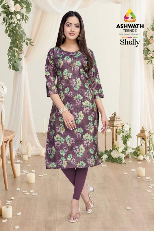 ASHWATH Ladies A-line Printed Kurti Wholesaller in india