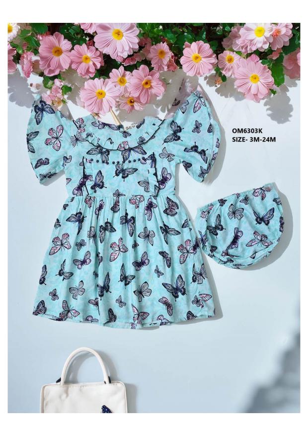 Bella Moda Om6303 Premium Baby Girl Dresses Manufacture In Surat