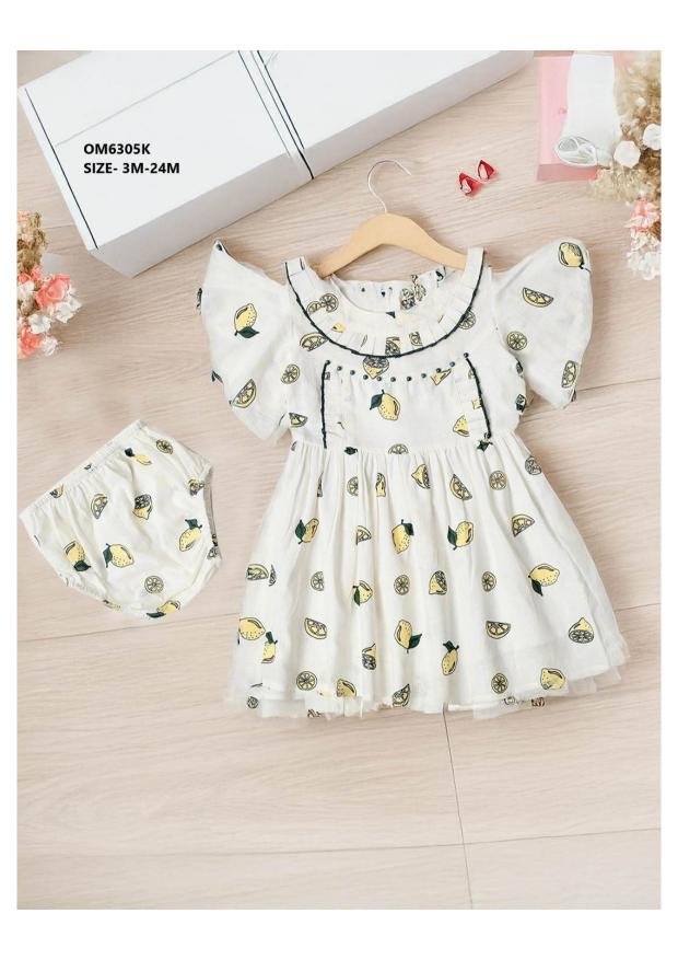 Bella Moda Om6304 Fancy Baby Girl Dresses supplier 