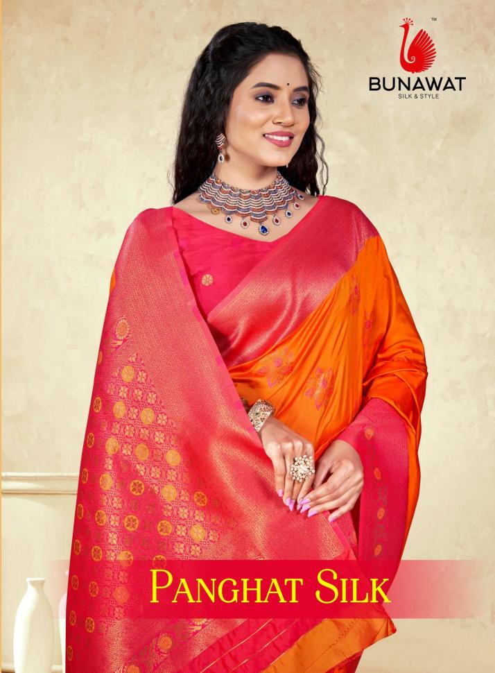 Bunawat Panghat Silk Latest Designer Festival Wear Silk Sarees Collection