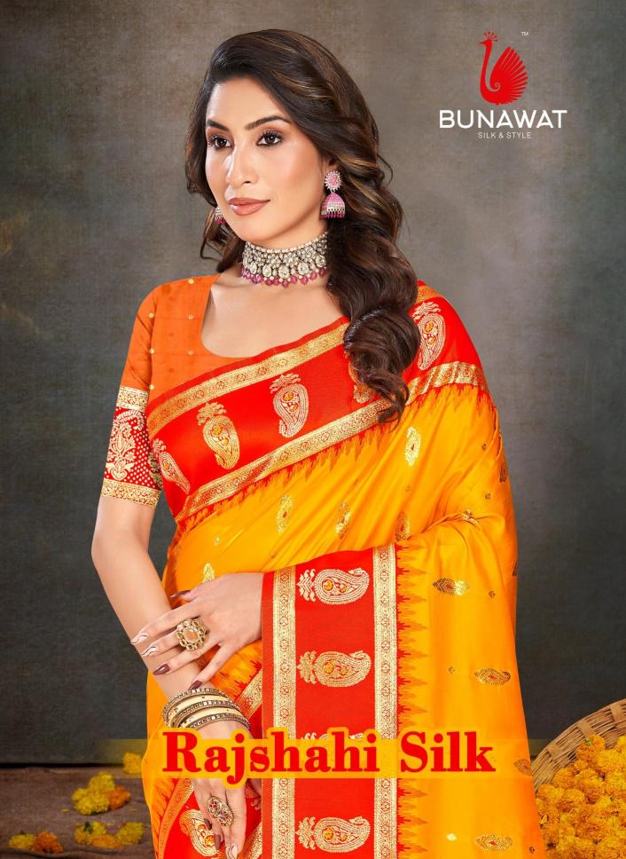 Bunawat Rajshahi Silk New Designer Fancy Silk Sarees Collection