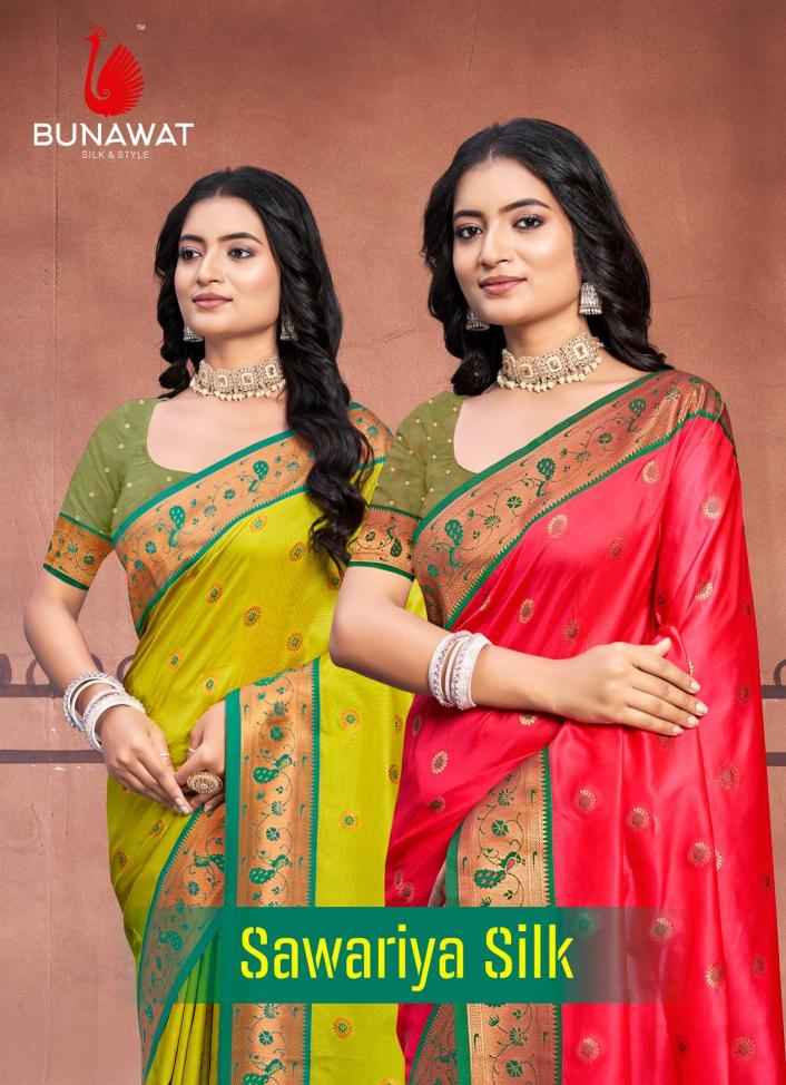 Bunawat Sawariya Silk Party Wear Silk Sarees Collection