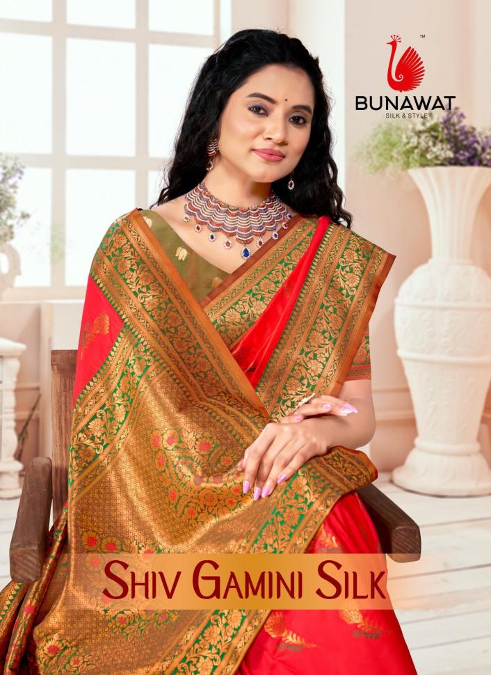 Bunawat Shiv Gamini Silk Traditional Wear Latest Designer Silk Sarees Collection