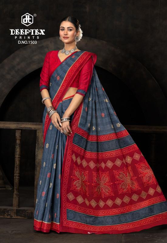 Deeptex Prime Time Vol-15 Cotton Sarees wholesaller india