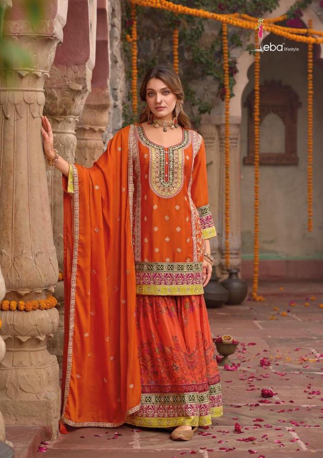 Eba Rang - 2 kurti plazzo with duppata manufacture wholesaller in india