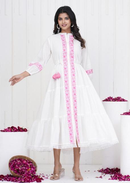 FANCY COTTON GOWN WHOLESALE KURTI MANUFACTURERS IN INDIA