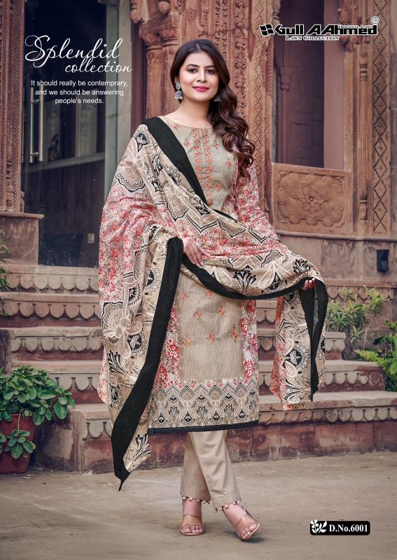 Gull Aahmed Bin Saeed Vol-06  Karachi Dress Material Supplier Surat