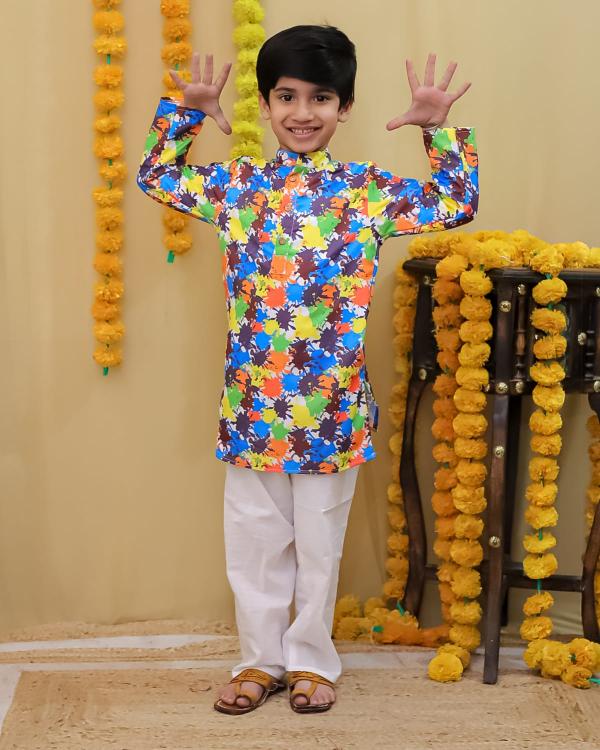 Holi Special Kids Readymade Wholesale kurta For Man