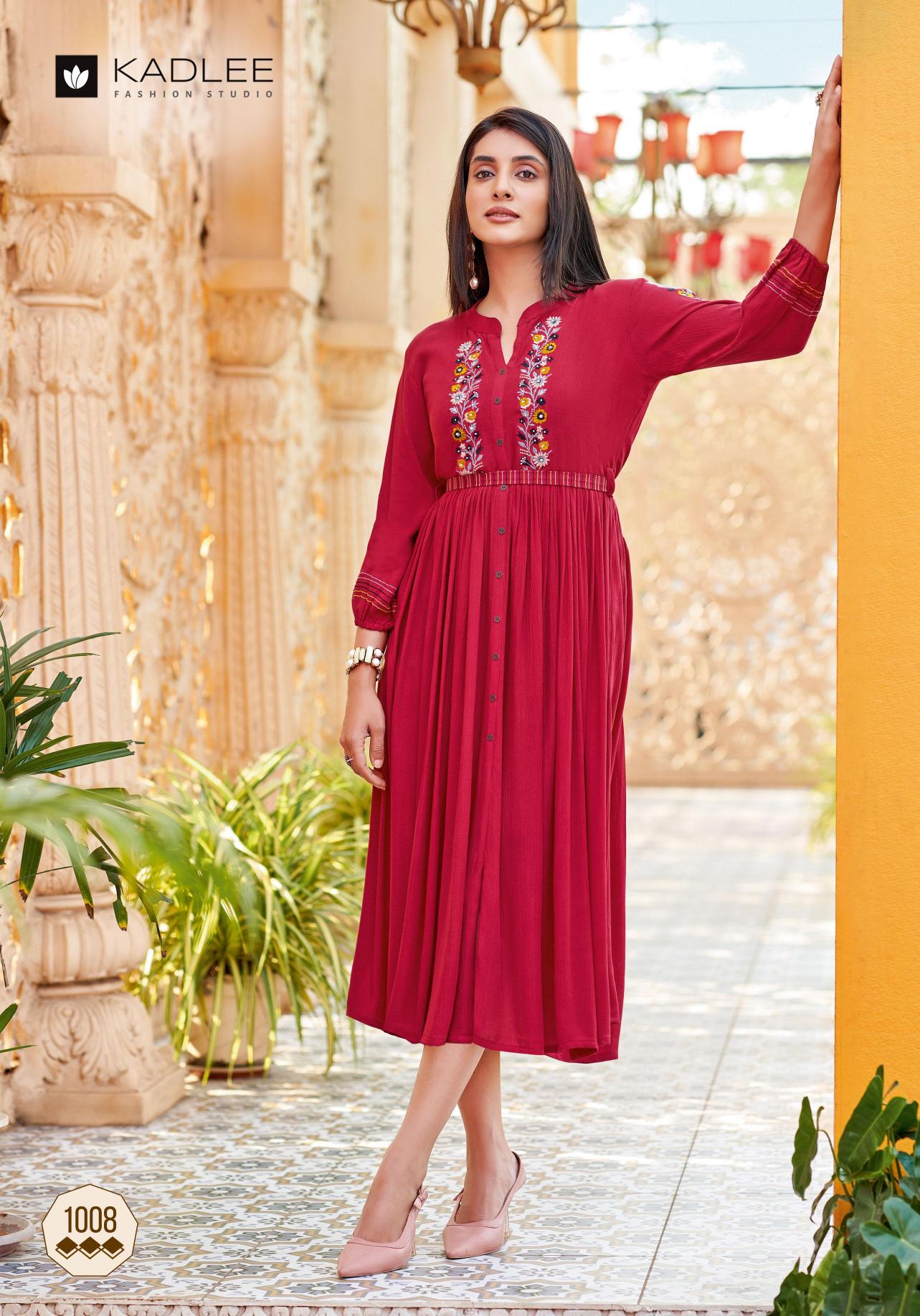 Kadlee Ashmin Vol 2 Rayon Traditional Kurti Wholesale