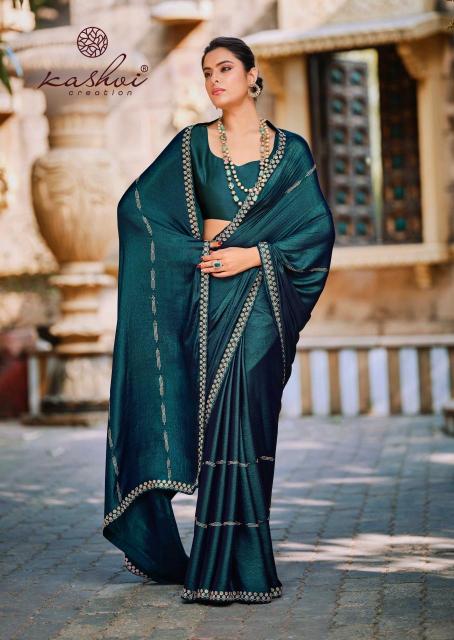 KASHVI CREATION PLATINUM-VOL 7 SURAT SILK SAREE WHOLESALE MARKET