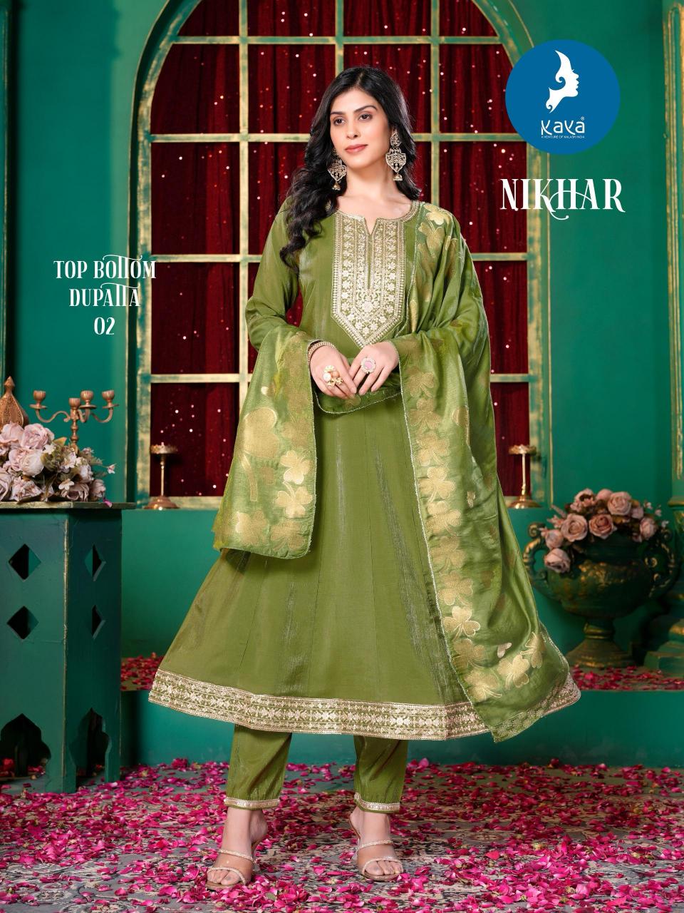 KAYA NIKHAR ANARKALI DESIGNER SALWAR KAMEEZ WHOLESALERS INDIA