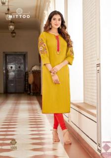 Mittoo Kaamiya Kurti manufacturers in Surat