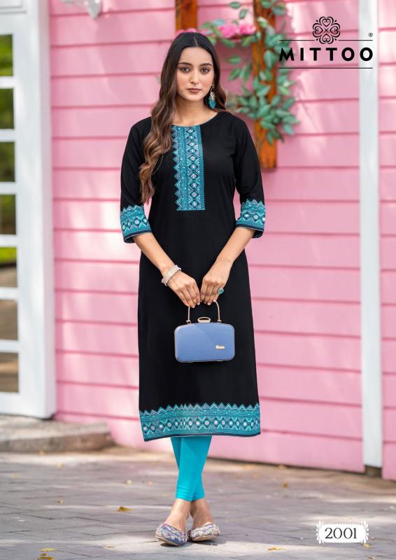 MITTOO SIYAA HAND WORK KURTI WHOLESALE PRICE 