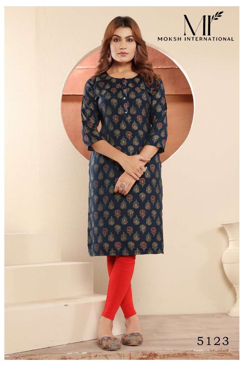 Moksh Surbhi Vol-2 Print Kurti Wholesaller In Gujarat