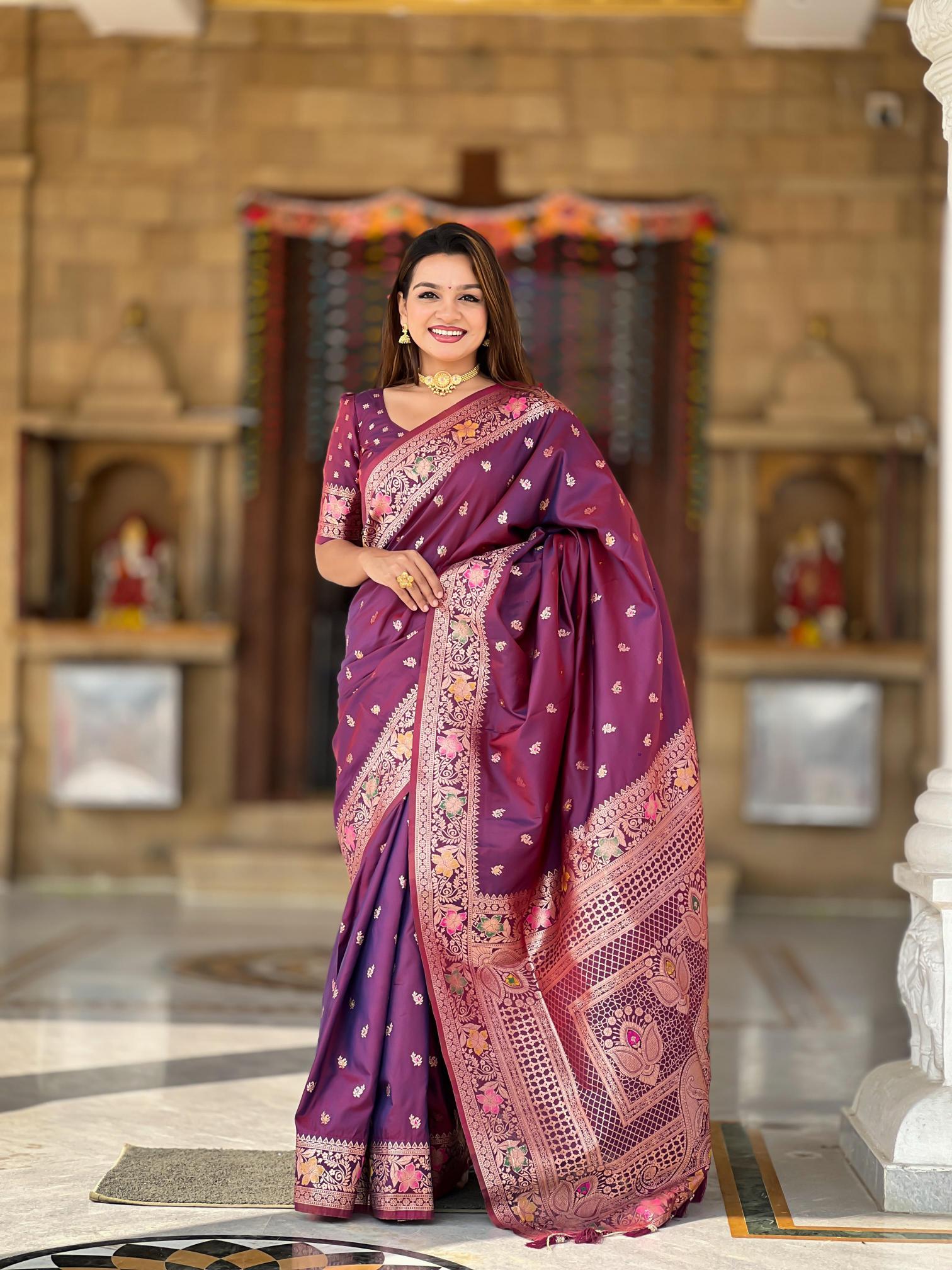 Murti Banarasi-5 Silk Banarasi Saree Wholesaller Online