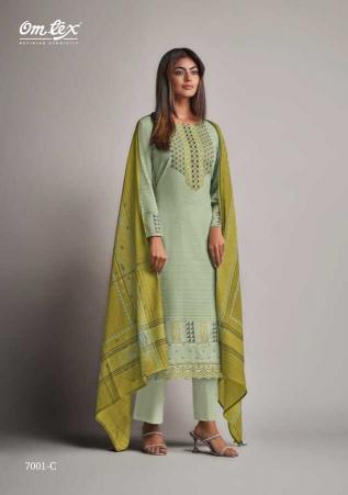 Omtex Vibrant Linen Designs Dress Mterial Wholesaller in Surat