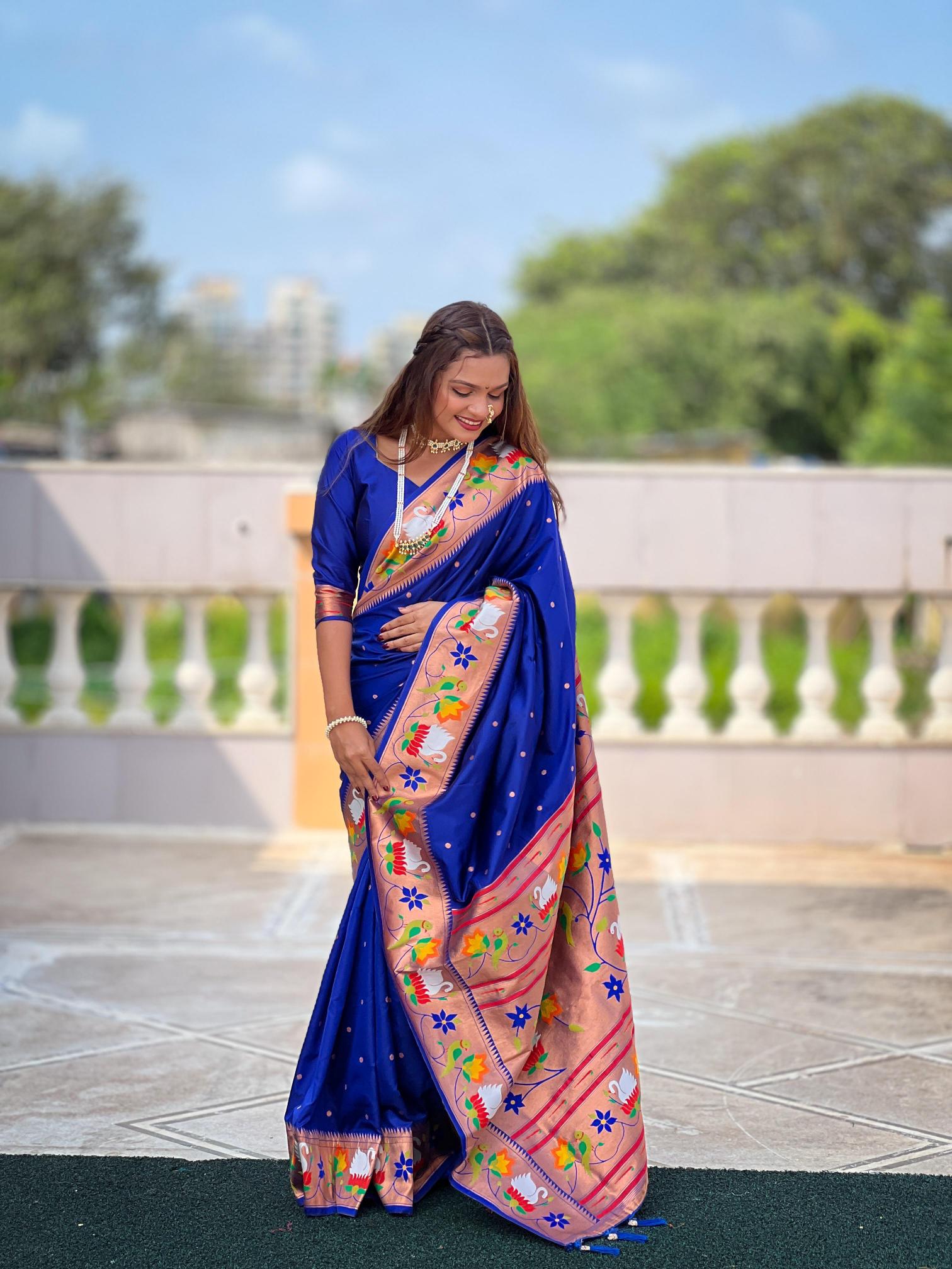 Rajhans Pethani Soft silk saree wholesaller manufacture in surat