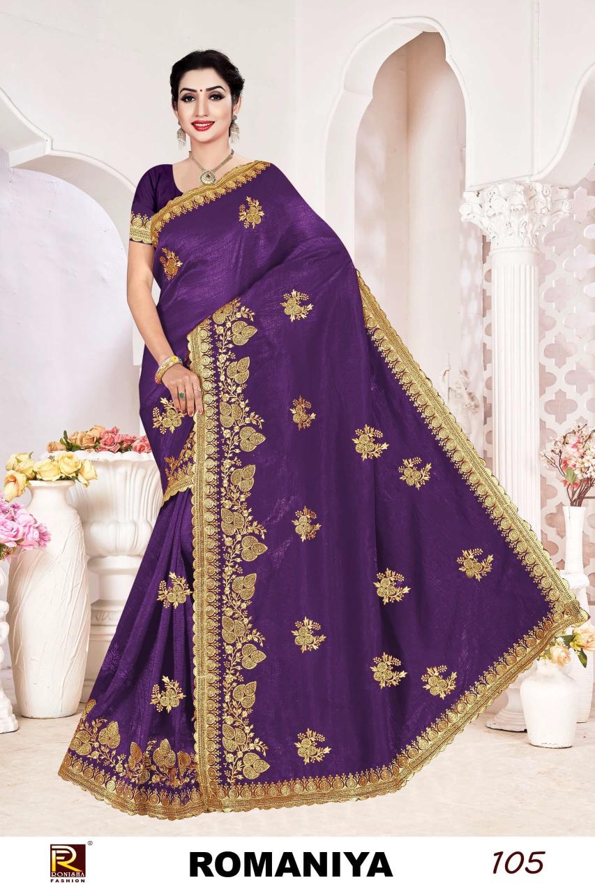 RONISHA ROMANIYA BEST WHOLESALE SAREE MARKET IN SURAT WITH PRICE