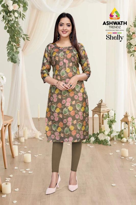 SALLY Vol04 Aline Printed Designer kurti Wholesaller in Surat