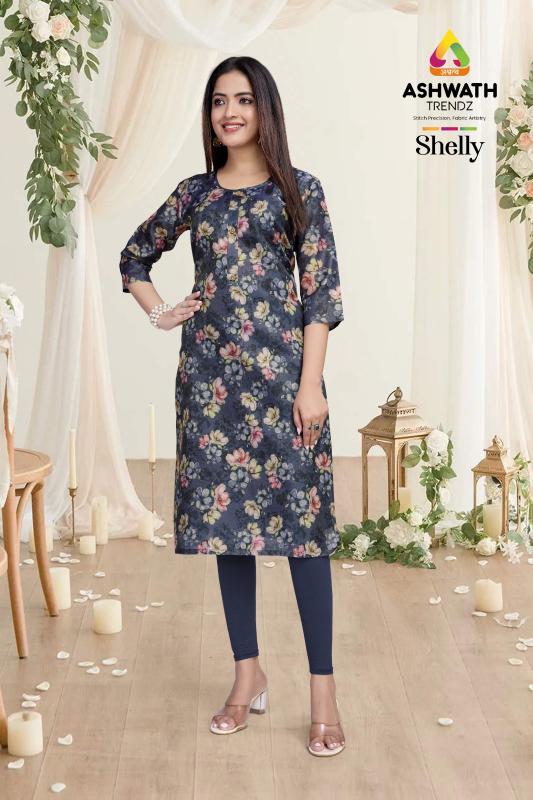 SELLY Ladies Printed Kurti Manufacture in surat