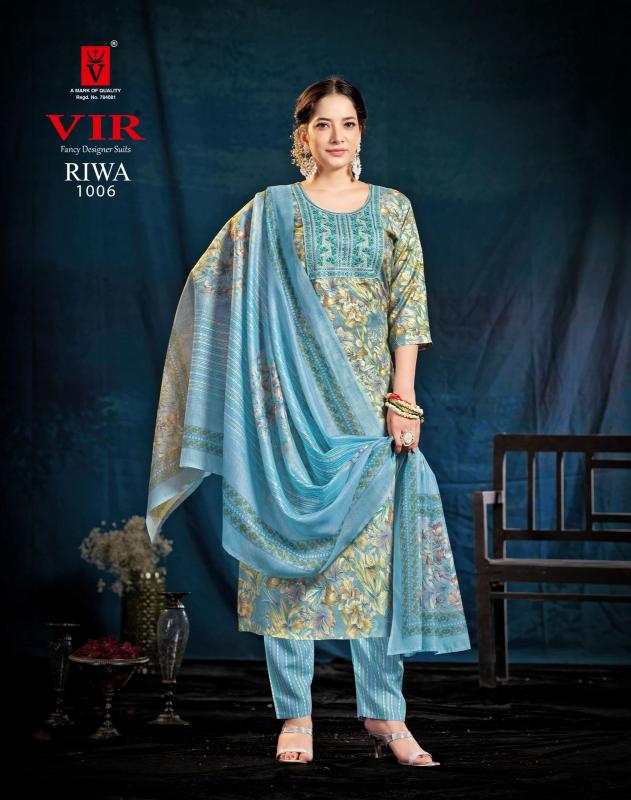 VIR RIWA VOL 1 TOP BOTTOM WITH DUPPATA SET KURTI ONLINE WHOLESALE