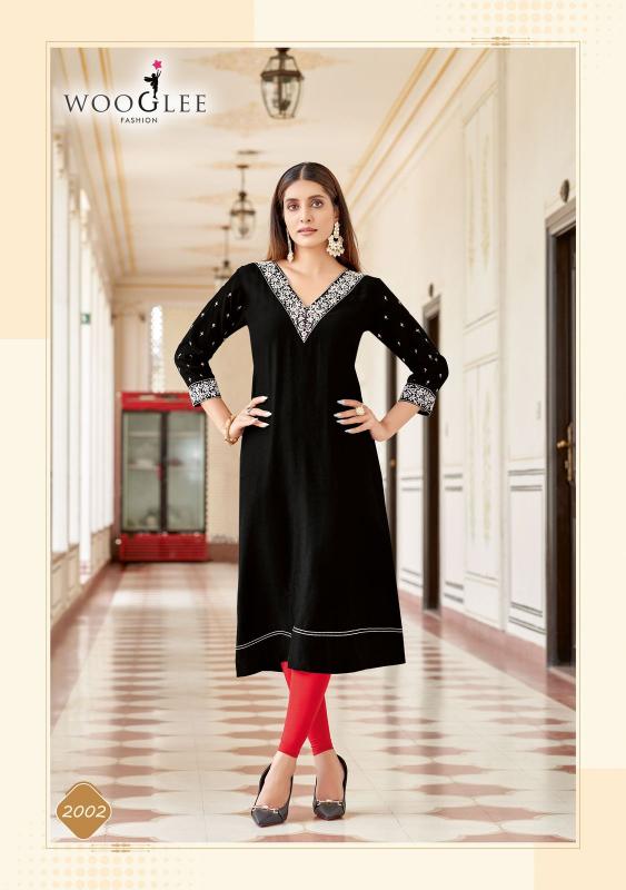 Wooglee Veera Heavy Rayon Hand Work Wholesale Kurti market in Mumbai