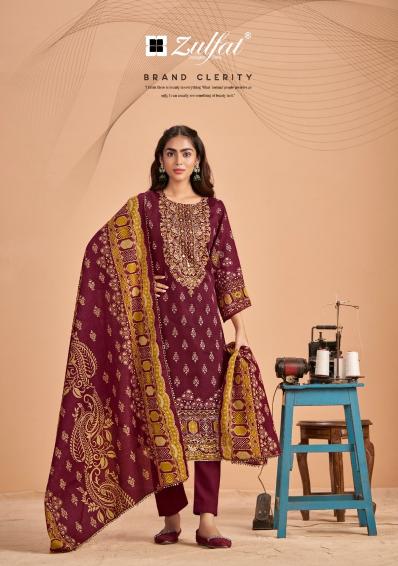 ZULFAT SAJNI VOL 5 DRESS MATERIAL WHOLESALE SURAT